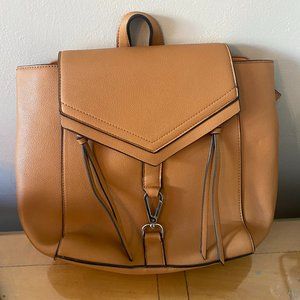 Melie Bianco Lannie Backpack brown vegan leather